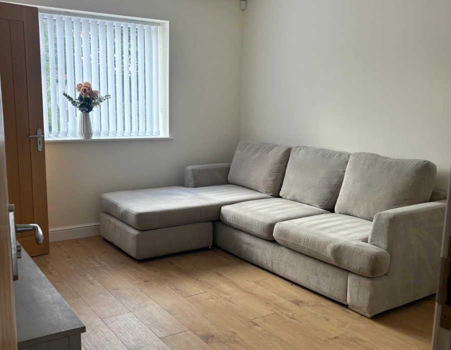 Photo placeholder: cosy communal lounge inside Better Days Care
